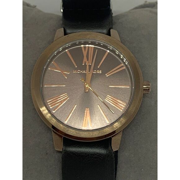 Michael Kors MK2640 Women's Leather Analog Dial Quartz Watch W/ Custom Band E301 - Picture 1 of 11